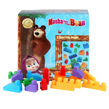 Plex Masha & The Bear Building Blocks Starter Pack