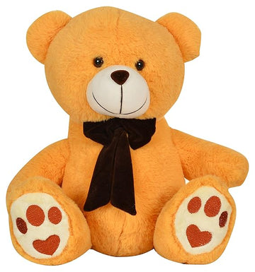 Cute Brown Tie Dye Sitting Teddy Bear Soft Toy / 33cm