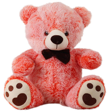 Dual Orange Sitting Teddy Bear Soft Toy /32cm