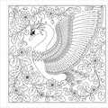 Inside page Animals & Birds colouring book adults Navneet 48 pages
