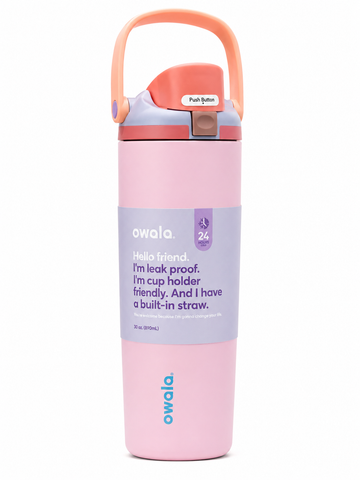 OWALA FreeSip Tumbler 890ml – Leak-Proof Insulated Water Bottle with Built-in Straw