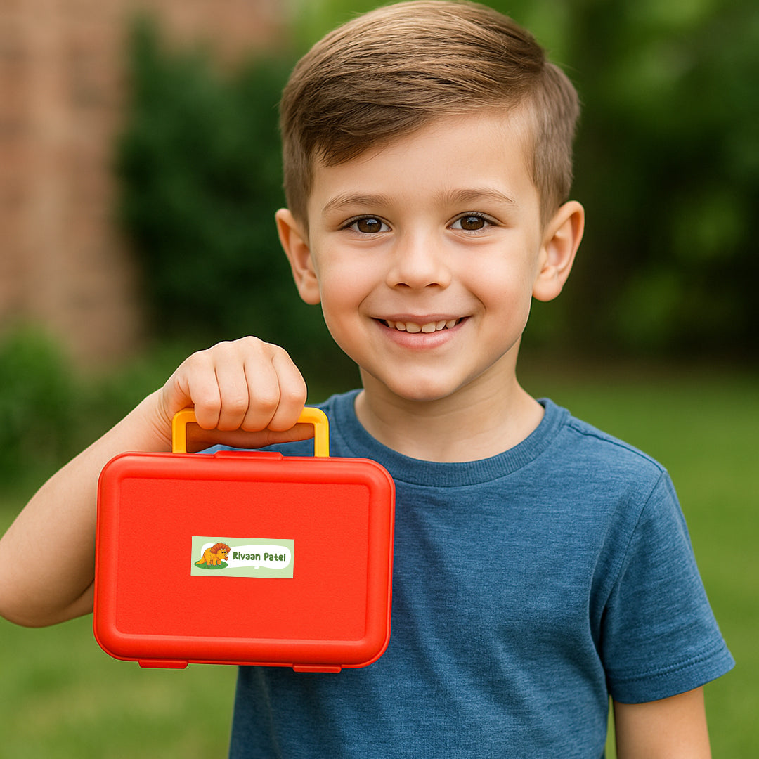 Waterproof Personalised Stickers – Dinosaurs