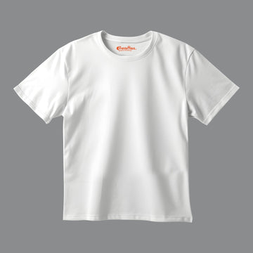 OI White Plain T-shirt