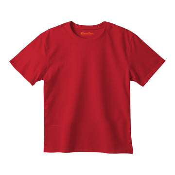 OI Red Plain T-shirt