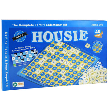 Ekta Housie Board Games with 48 Reusable Cards