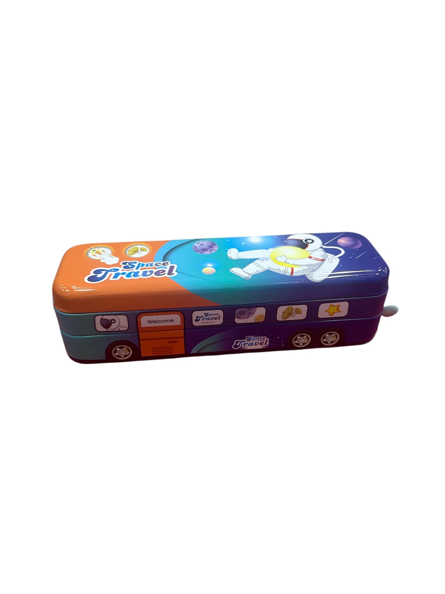 Space Travel Bus Shape Pencil Box