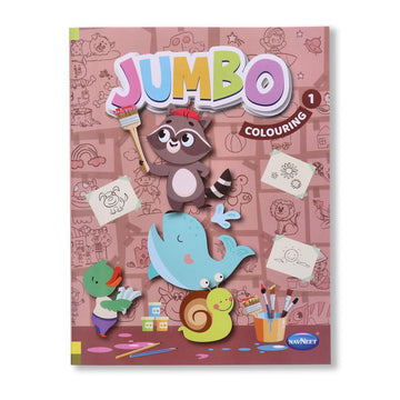 Navneet Jumbo Colouring Book 1 and 2 Set of 2