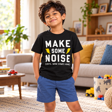 Make Some Noise Kids T-Shirt | 180 GSM Bio-Washed Cotton