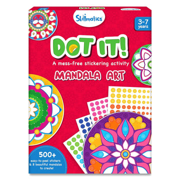 Dot It! Skillmatics No Mess Sticker Art Kit For Kids - Mandala