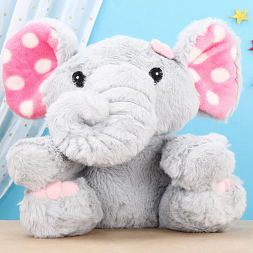 Super Soft Grey Elephant Soft Toy / 25cm