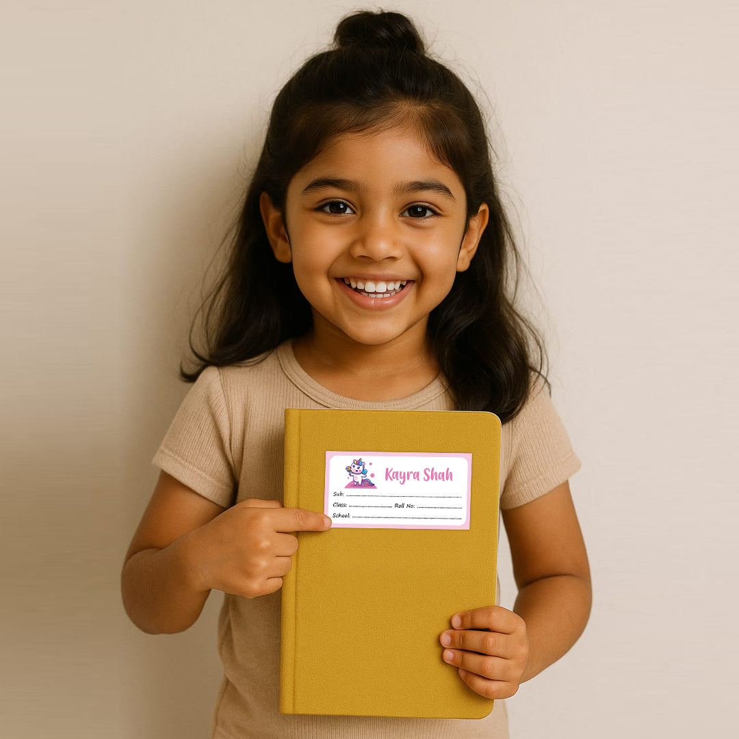 Customised Name Stickers – Unicorn