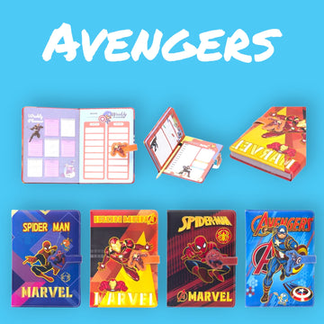 Superhero Spinner Title Diary – Innovative Pages (4 Variants)