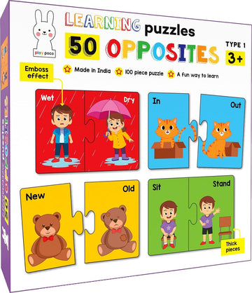 Play Panda Learning Puzzles 50 Opposites