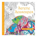 Navneet Adult Colouring Book Serene Seascapes front cover ocean mandala art