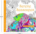Title Page Navneet Serene Seascapes adult colouring book relaxation activity adults india