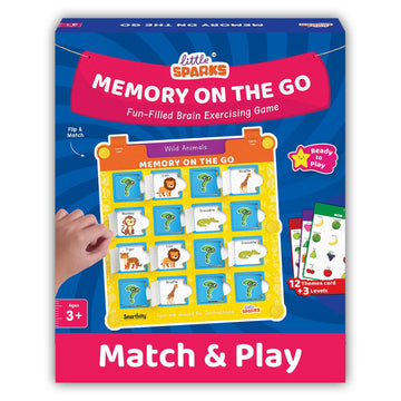 Smartivity Memory Game for Kids Ages 3+ Years | Fun Matching Game with Theme Cards