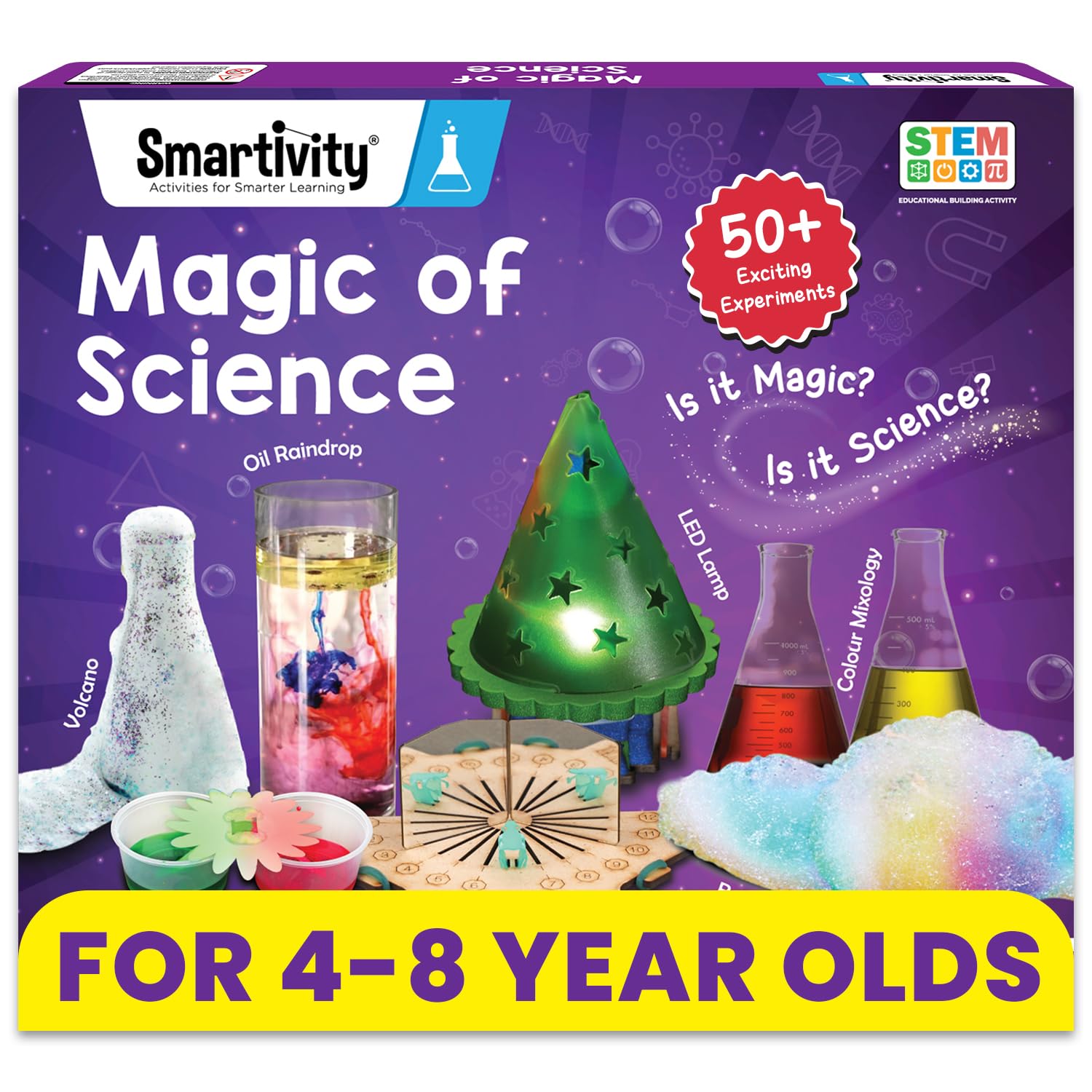 Smartivity Magic Science Kit for Kids Ages 4-8 Years | 50+ Experiments
